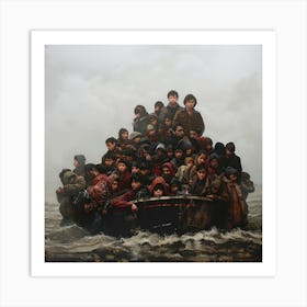 Voyage of the Forgotten. Modern Social Realism Art Print