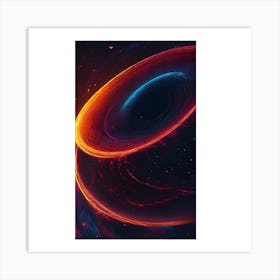 Black Hole Art Print