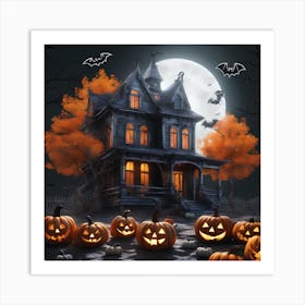 Haunted House 13 Art Print