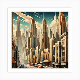 Cityscape 18 Art Print