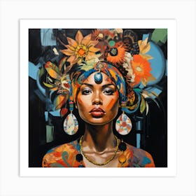 African Woman 62 Art Print