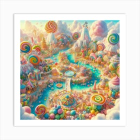 Candy Land Art Print