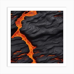 Lava Flow 7 Art Print