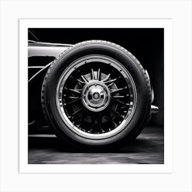 Black Sports Car 4 Art Print