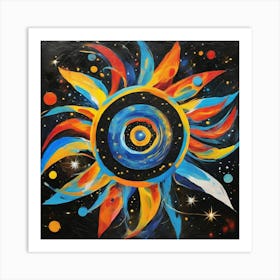 Sun Universe Art Print