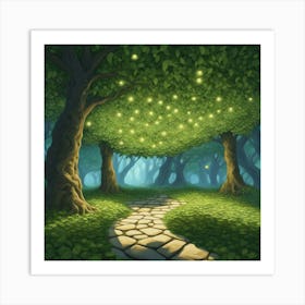 Fairy Forest 28 Art Print