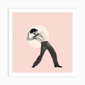 Harry Styles Dance 2 Square Art Print