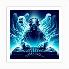 Ghost Dj 1 Art Print