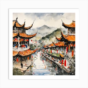 Chinese Painting (63) Art Print