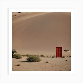 Desert Door  Art Print