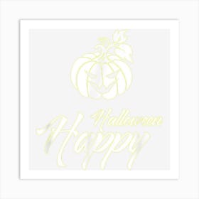 Happy Halloween Funny Gift For Loved Ones By «Good Mood» Art Print