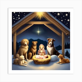 Christmas Nativity Art Print