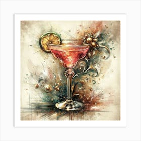 Martini 2 Art Print