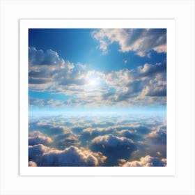 Above The Clouds Art Print