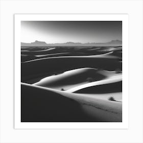 Sand Dunes Art Print