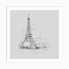 Eiffel Tower Art Print