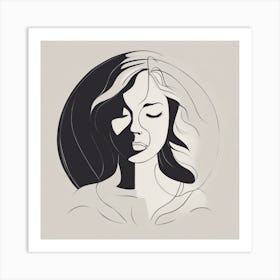 Portrait Of A Woman 8 Art Print