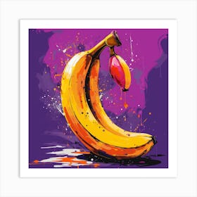 Banana Painting Art Print