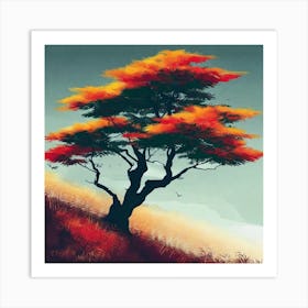 Autumn Tree 17 Art Print