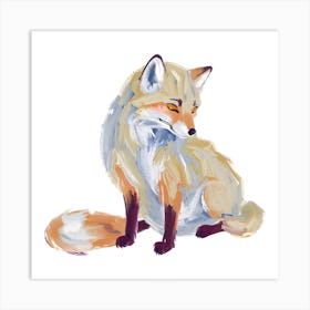 Arctic Fox 01 1 Art Print