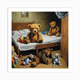 Teddy Bears Art Print