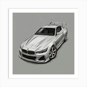 Bmw M8 Coupe Art Print