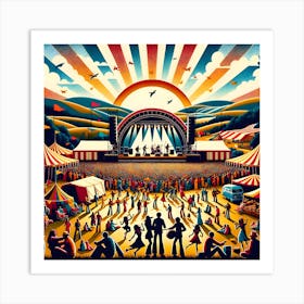 Festival Art Print