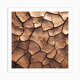 Cracked Earth Art Print