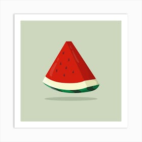 Watermelon Food Nature Fruit Healthy Summer Fresh Art Print