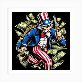 Uncle Sam 6 Art Print