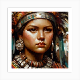 Native American Woman Art Print