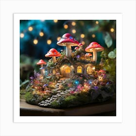 Fairy Garden paintings art print 7 Art Print