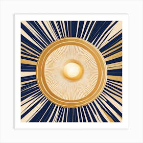 An Abstract Sun One Art 10 Art Print