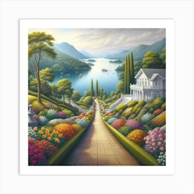 Path To The Lake Art Print