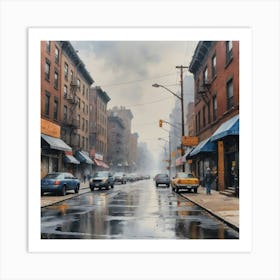 Brooklyn Street View Art Print