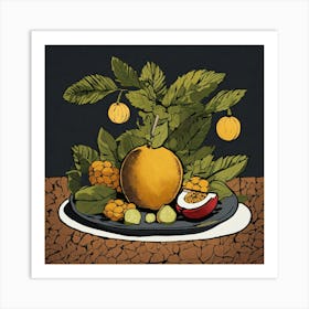 Fruit And Vegetables Art Print