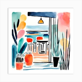 Palma Al Fresco 01 Art Print