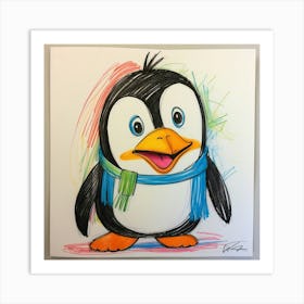 Penguin 20 Art Print