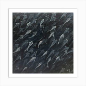 Dolphins In The Sea Poster