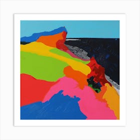 Abstract Travel Collection Galapagos Islands Ecuador 2 Art Print