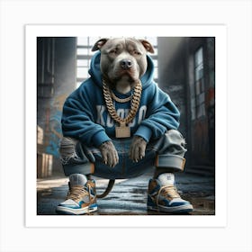 Rap Dog 2 Art Print