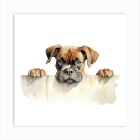 Boxer Dog 11 Art Print