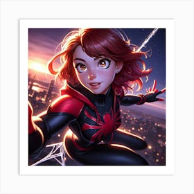 Spider - Woman 1 Art Print