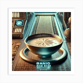 Banig Rice Base Scifi Art Print