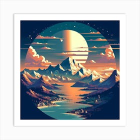 A Fantastical Land 2 Art Print