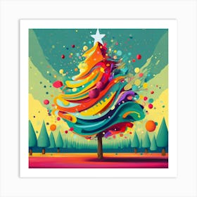 Christmas tree 1 Art Print
