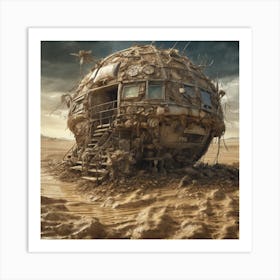 House In The Desert 7 Art Print