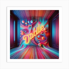 Dribble Art Print