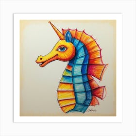 Seahorse 9 Art Print