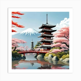 Pagoda Serenity Art Print